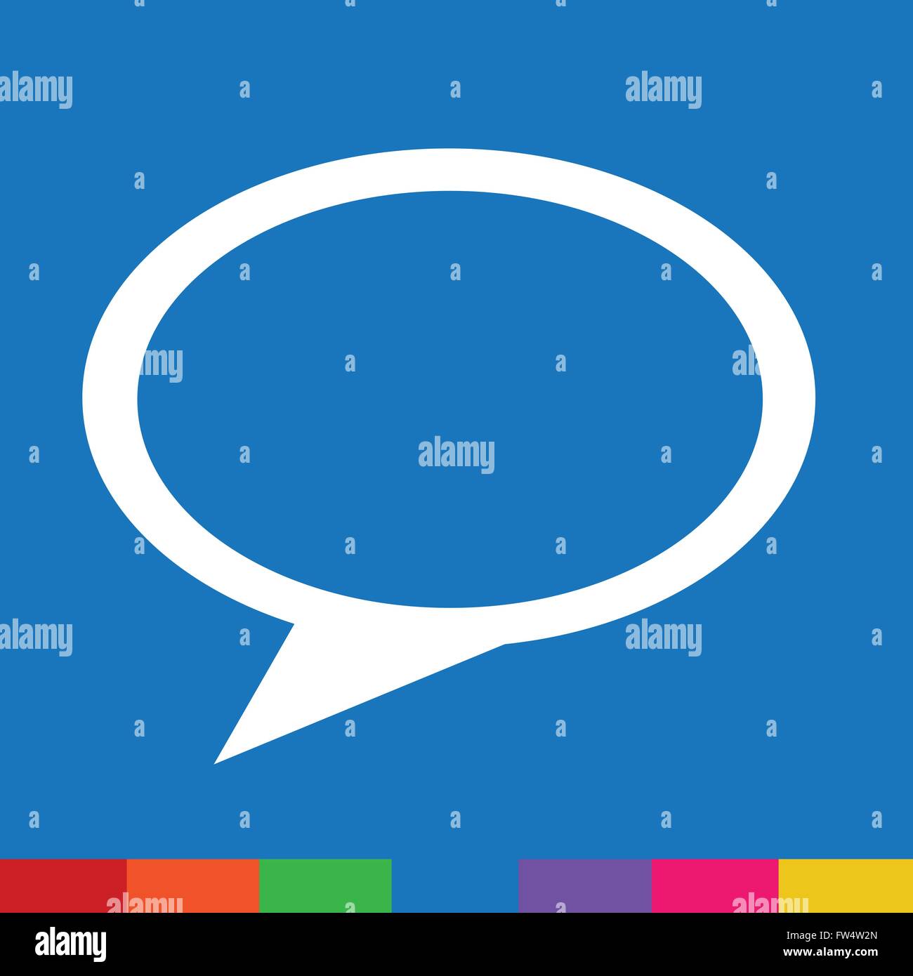 Speech bubble icon Illustration symbol design Stock Vector Image & Art ...