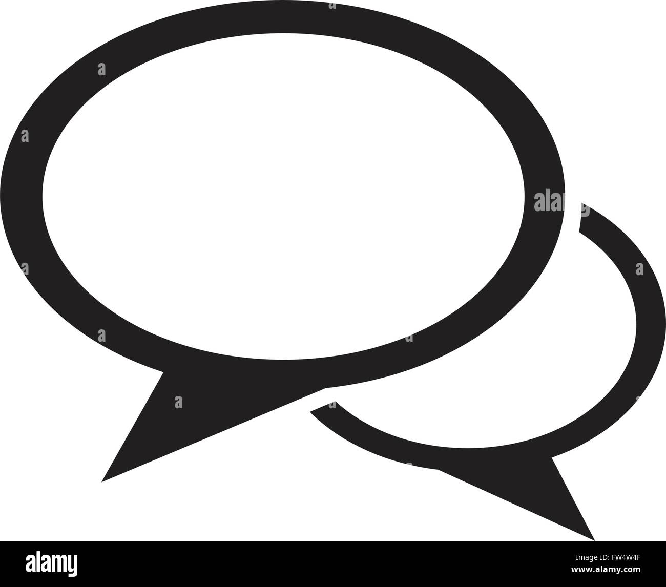Speech bubble icon Illustration symbol design Stock Vector Image & Art ...