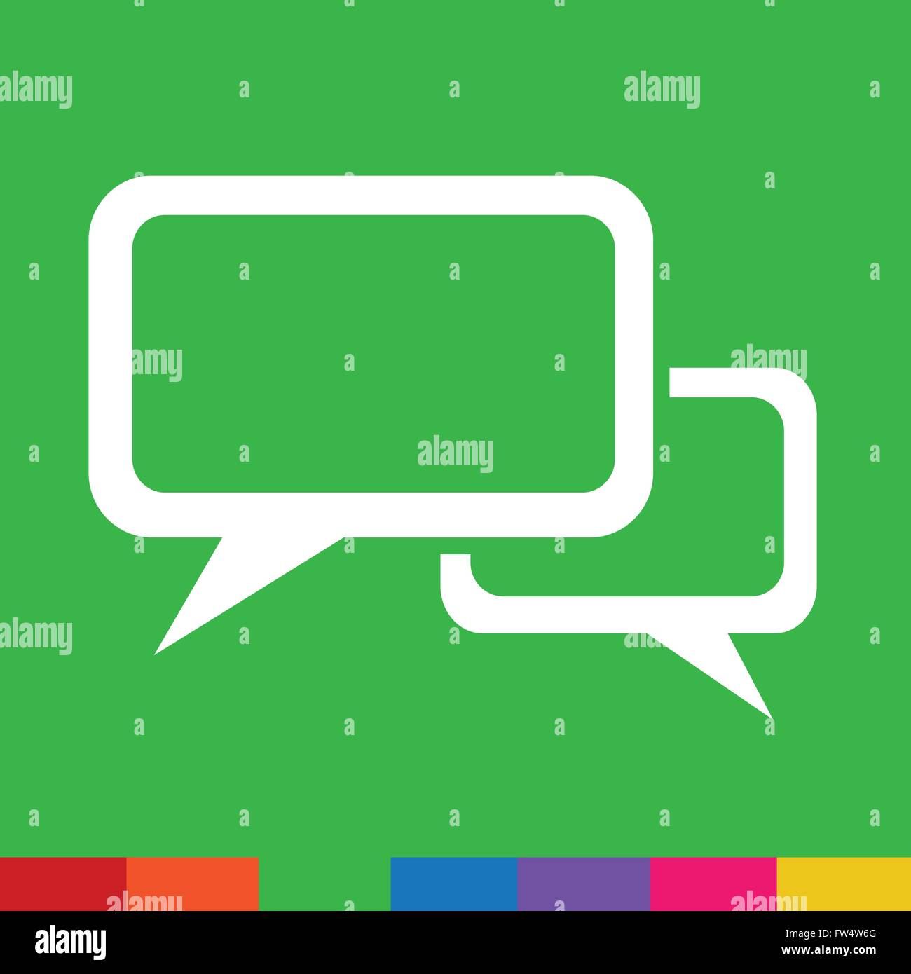 Speech bubble icon Illustration symbol design Stock Vector Image & Art ...