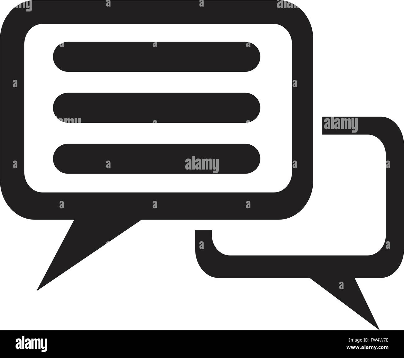 Speech bubble icon Illustration symbol design Stock Vector Image & Art ...