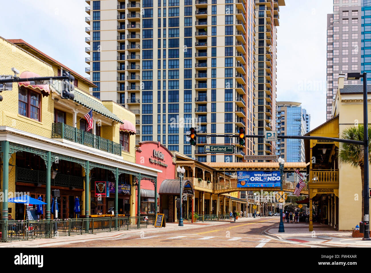 Church Street, Downtown Orlando, Florida, America Stock Photo Alamy
