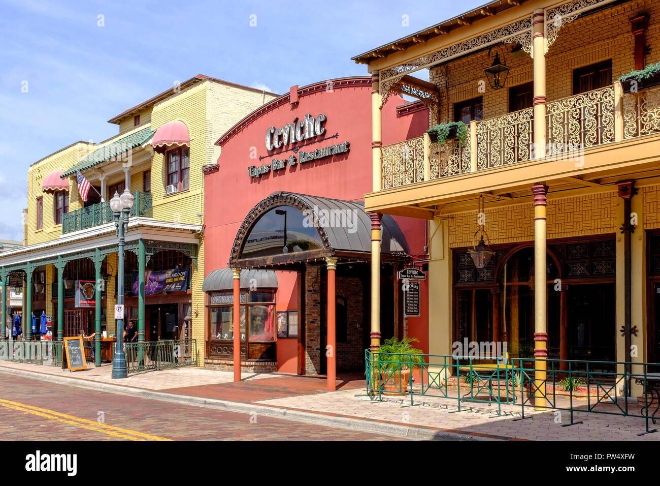 Church Street, Downtown Orlando, Florida, America Stock Photo Alamy