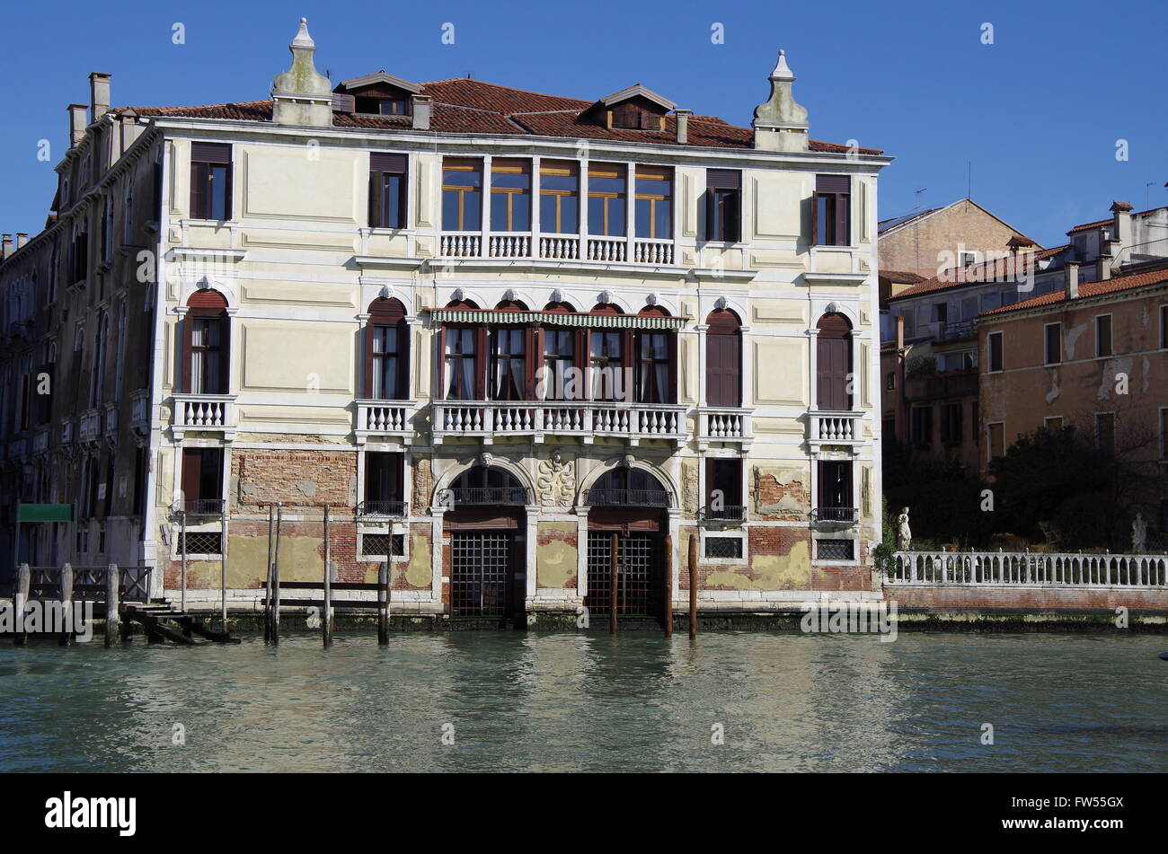 Venice Italy Palazzo Malipiero-Cappello Stock Photo - Alamy