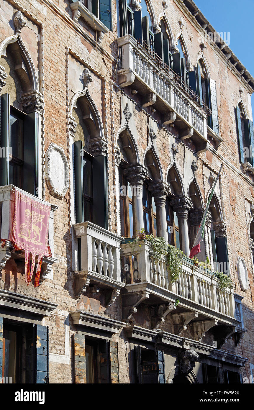 Venice, Italy, Palazzo Pisani Stock Photo Alamy