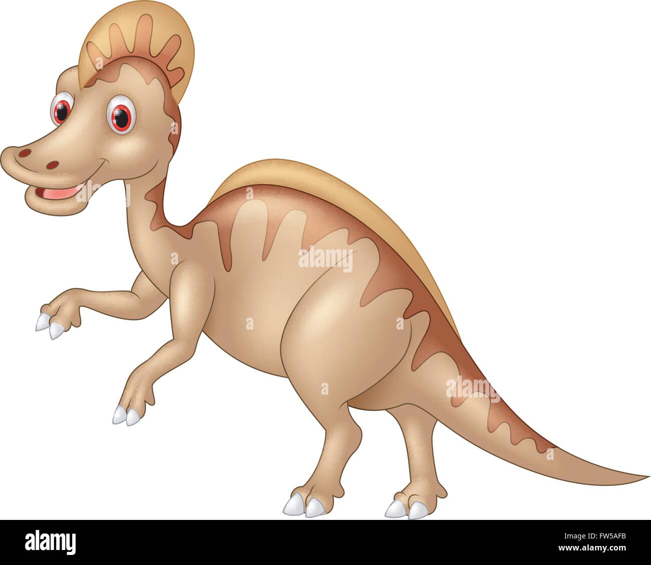 Dinosaur Spinosaurus or spiny lizard isolated on white background Stock ...