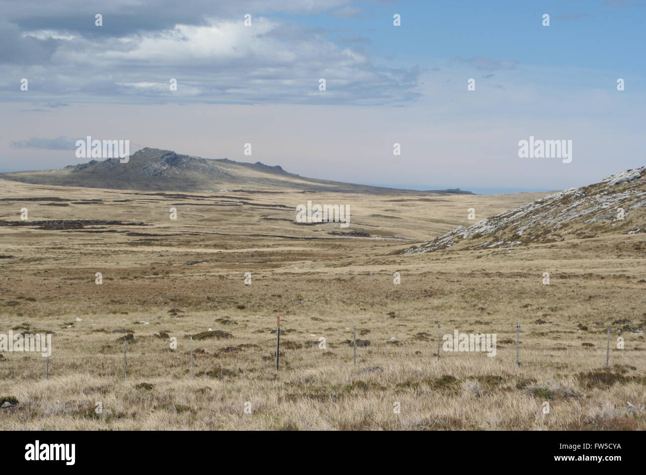 Mount Longdon Falkland Islands British Overseas Territory Stock Photo