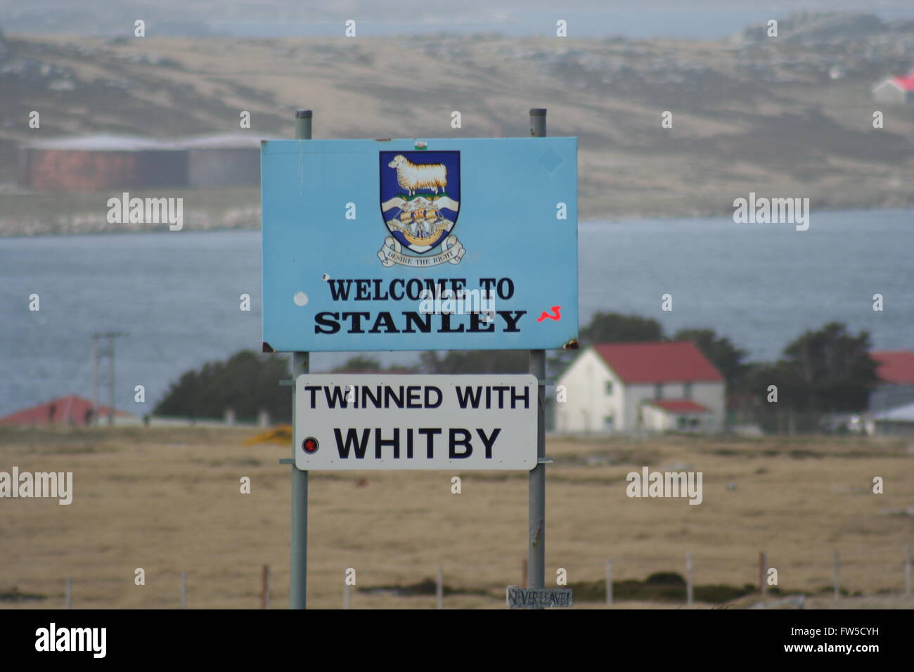 Stanley Falkland Islands British Overseas Territory Stock Photo Alamy
