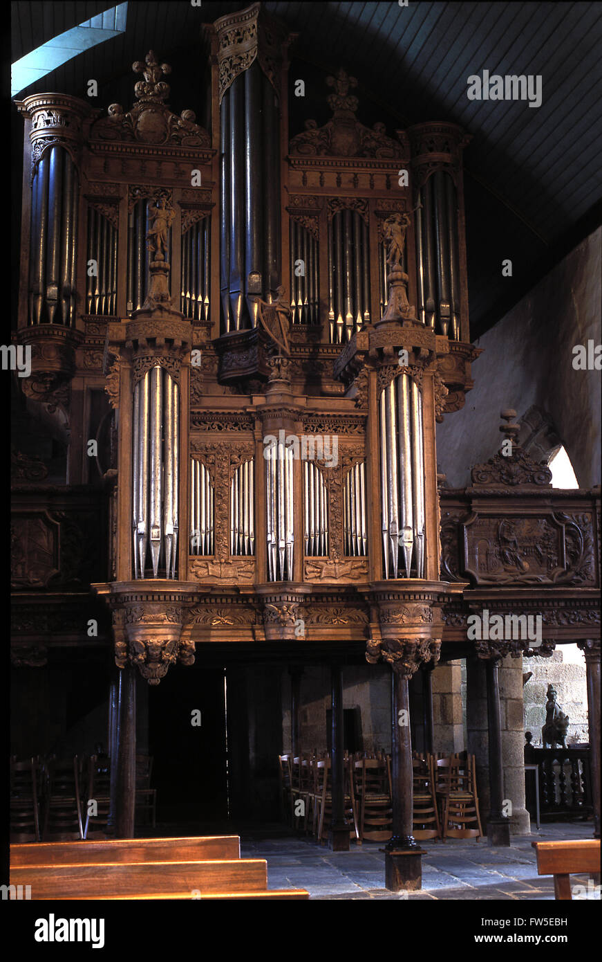 INSTRUMENTS KEYBOARD ORGAN Early Baroque at Guimiliau