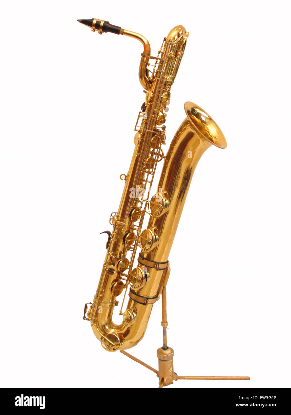 Baritone Saxophone cut out of a saxophone. by Selmer, New York