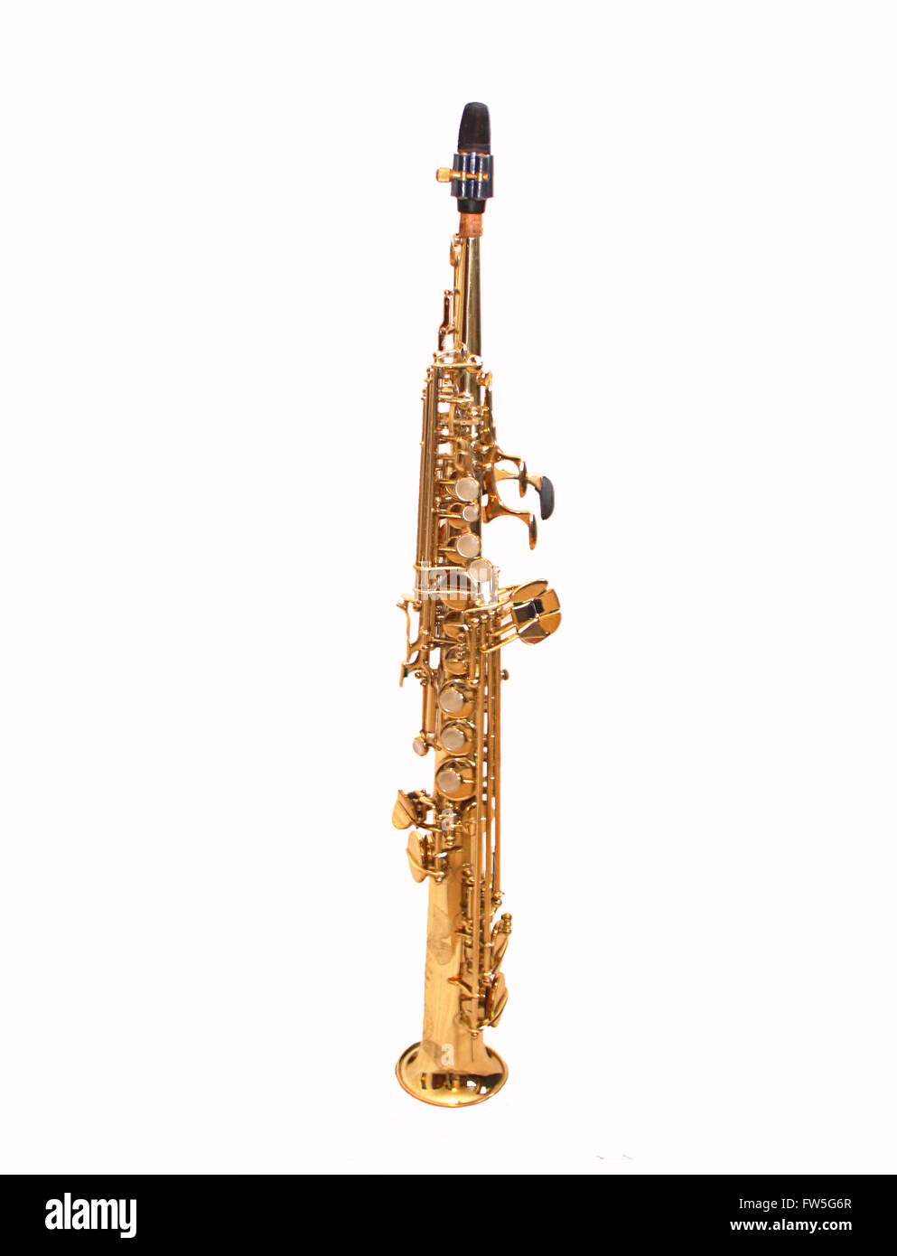 Soprano Saxophone - cut out of a saxophone (straight model) By Buffet  Crampon, Paris Stock Photo - Alamy