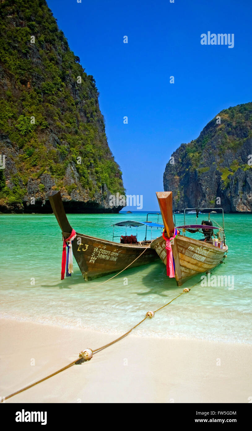 Ko Phi Phi Ley Island Andaman Sea Krabi Thailand Stock Photo
