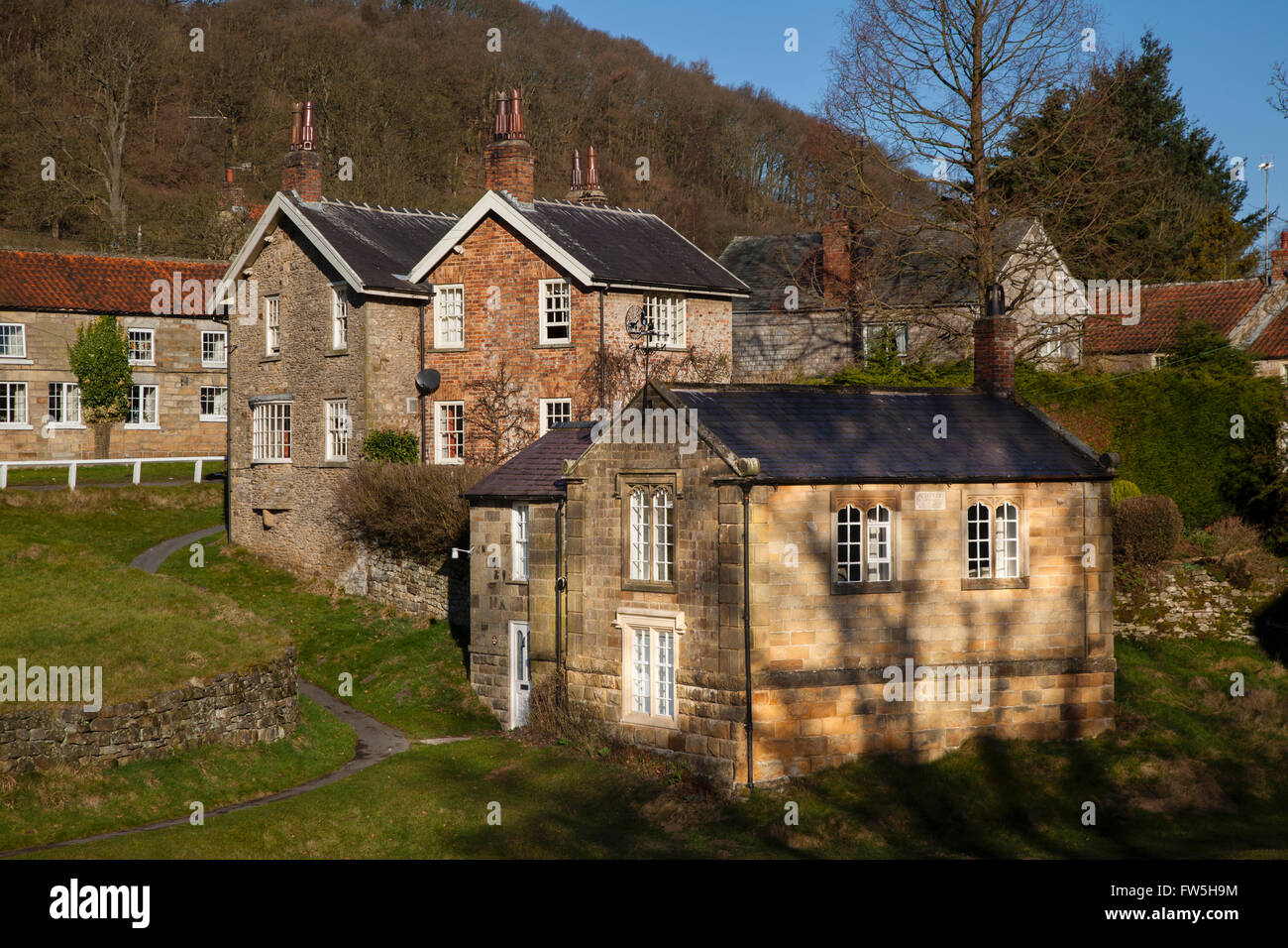 Hutton-le-Hole, North Yorkshire Moors, Stock Photo