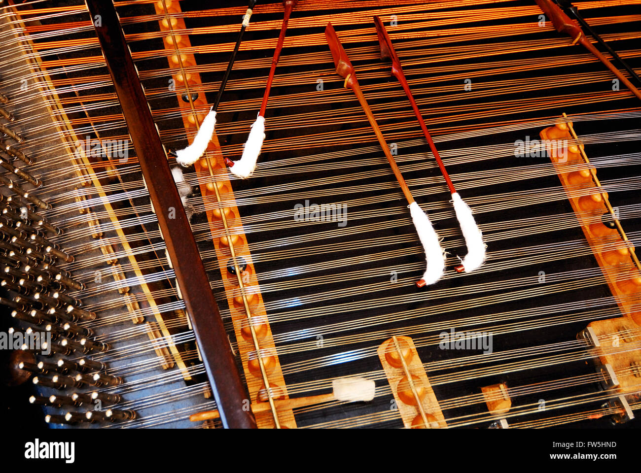 cimbalom (a 'concert hammer dulcimer'), Rumanian and Hungarian keyboard