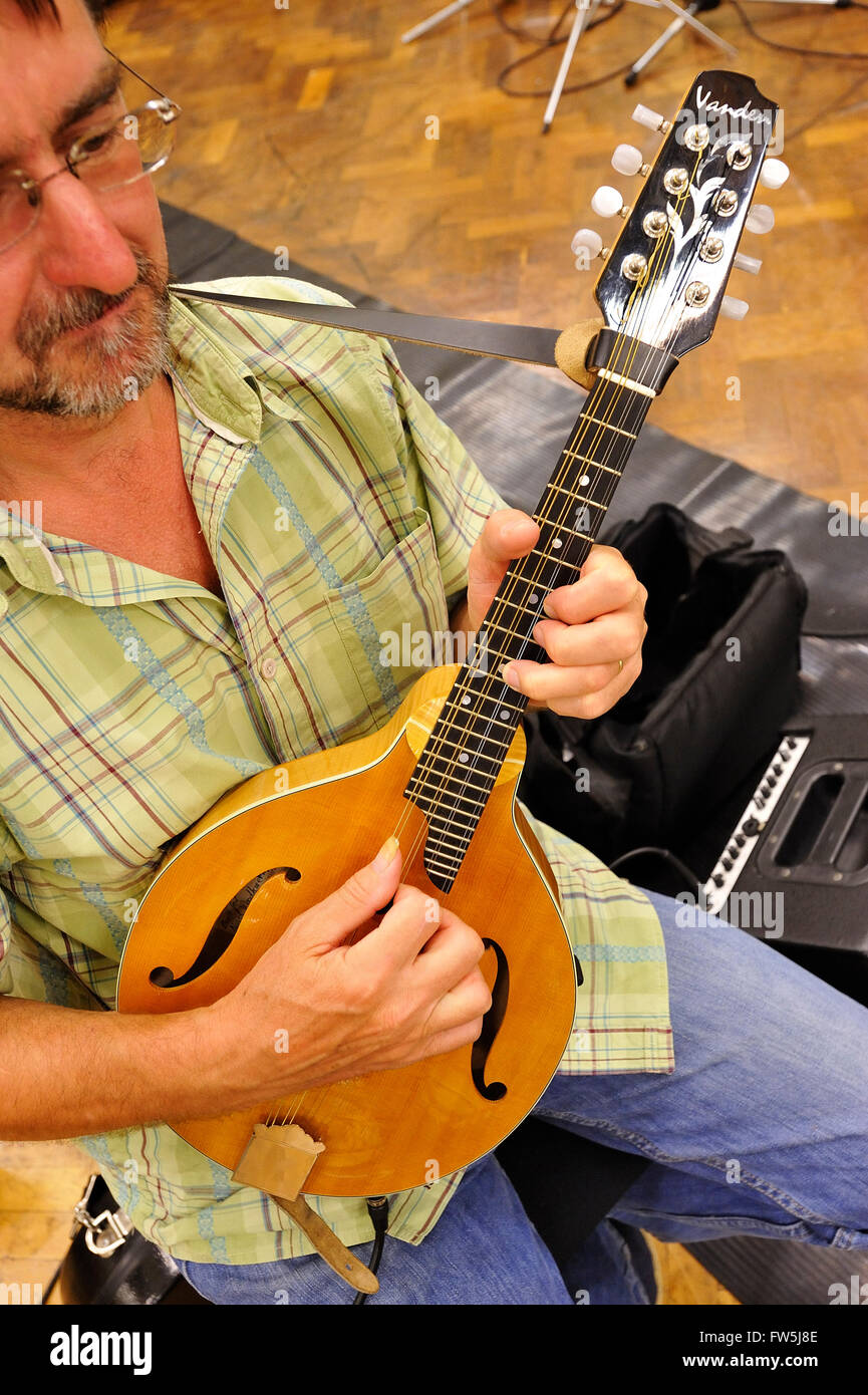Electric mandolin, played by Nigel Woodhouse.The electric mandolin is