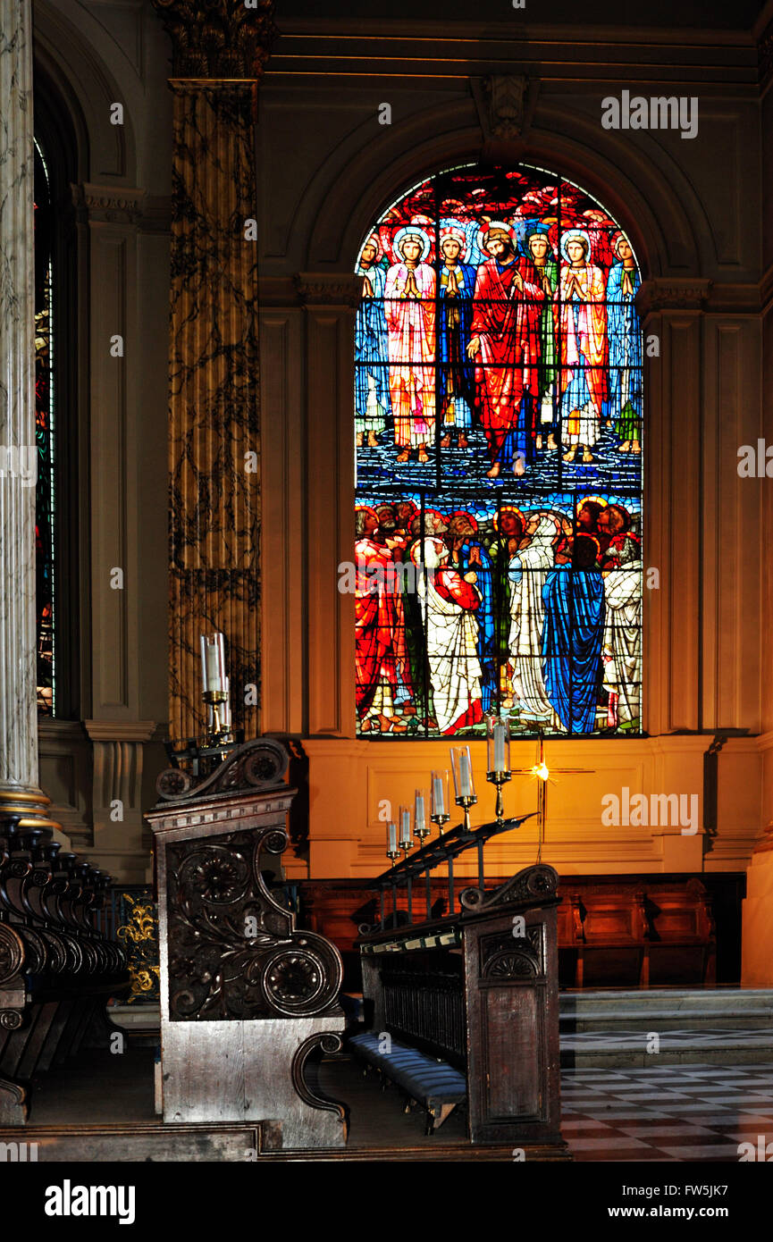 Birmingham birmingham cathedral stained glass hires stock photography