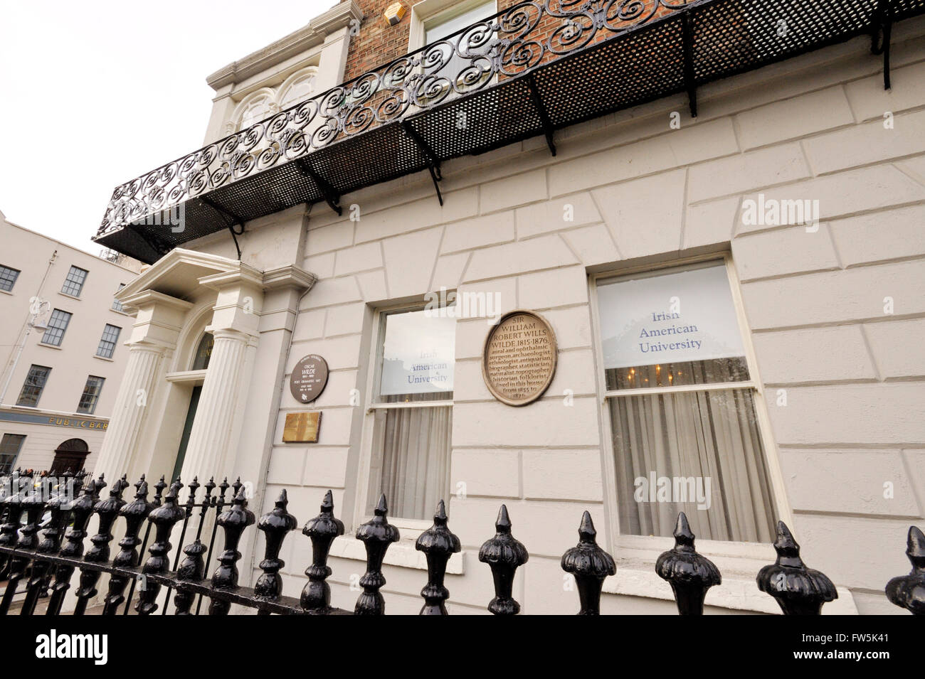 Home on the corner of Merrion Square, Dublin, of Oscar Wilde, 18541900
