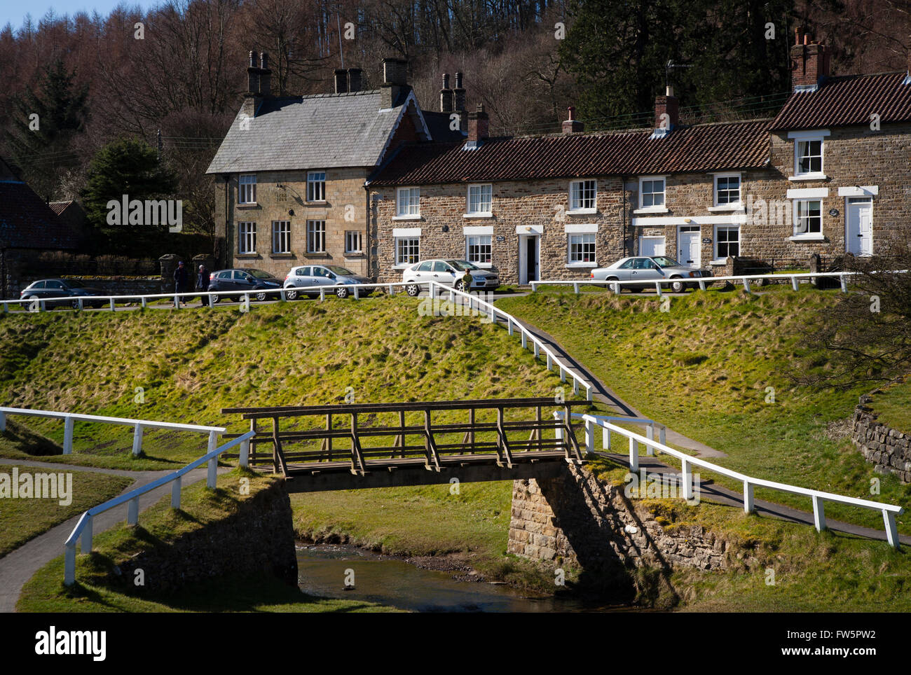 HuttonleHole, North Yorkshire Stock Photo Alamy