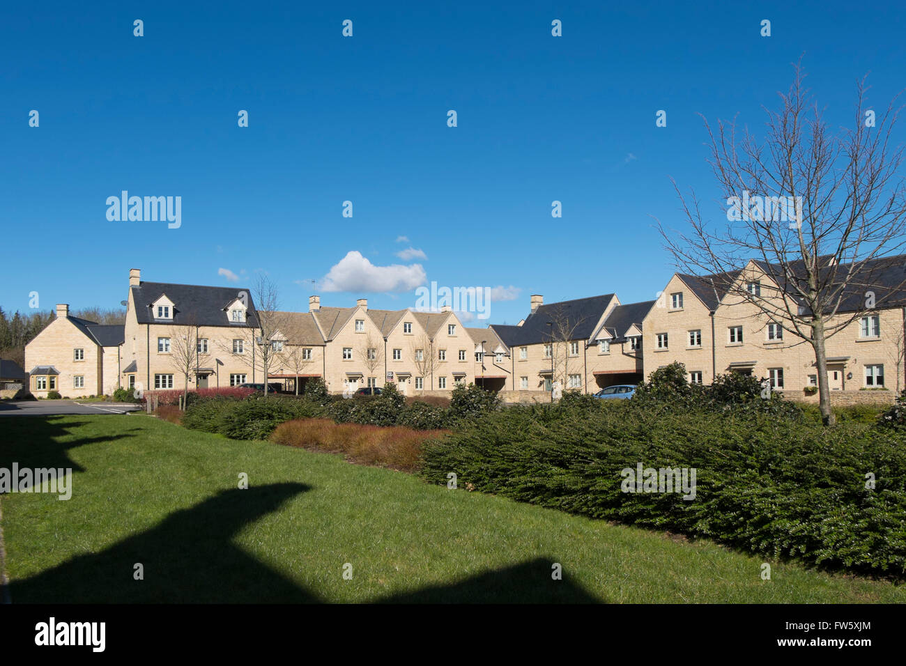 New housing development on the outskirts of Cirencester