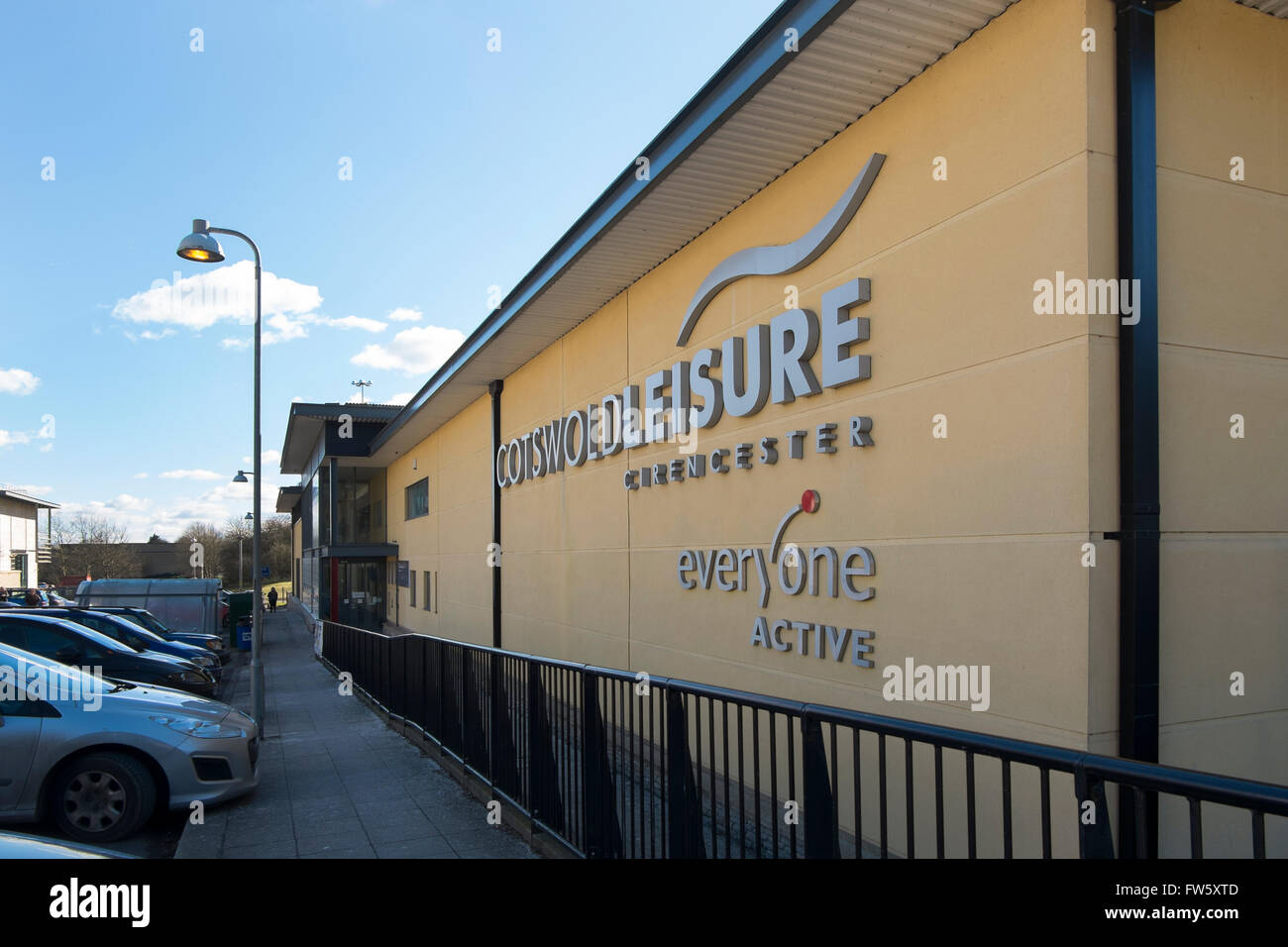 Cotswold Leisure Centre in Cirencester, Gloucestershire, UK Stock Photo