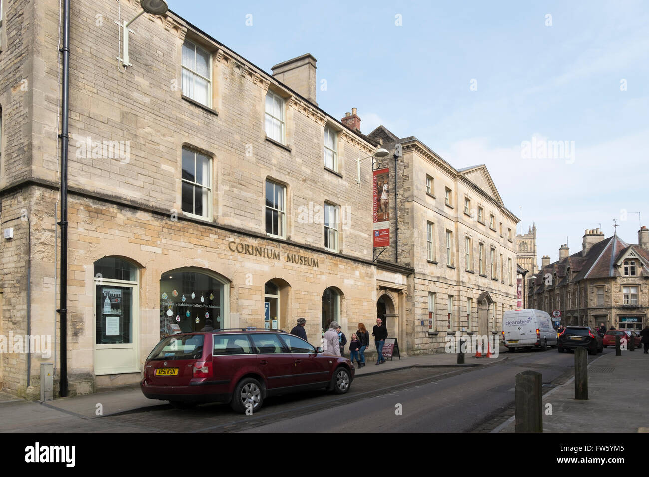 Corinium Museum in Park Street, Cirencester, Gloucestershire, UK Stock