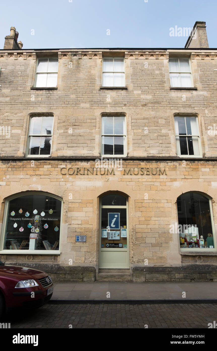 Corinium Museum in Park Street, Cirencester, Gloucestershire, UK Stock Photo