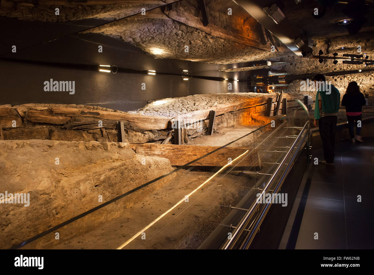 Poland, Krakow, Old Town, Rynek Underground, Historical Museum of the