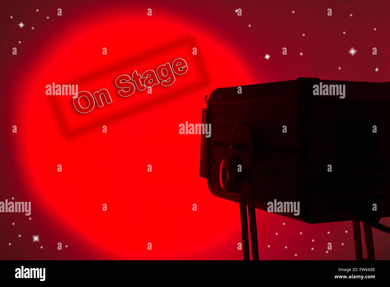 Studio spotlight on stage hi-res stock photography and images - Alamy