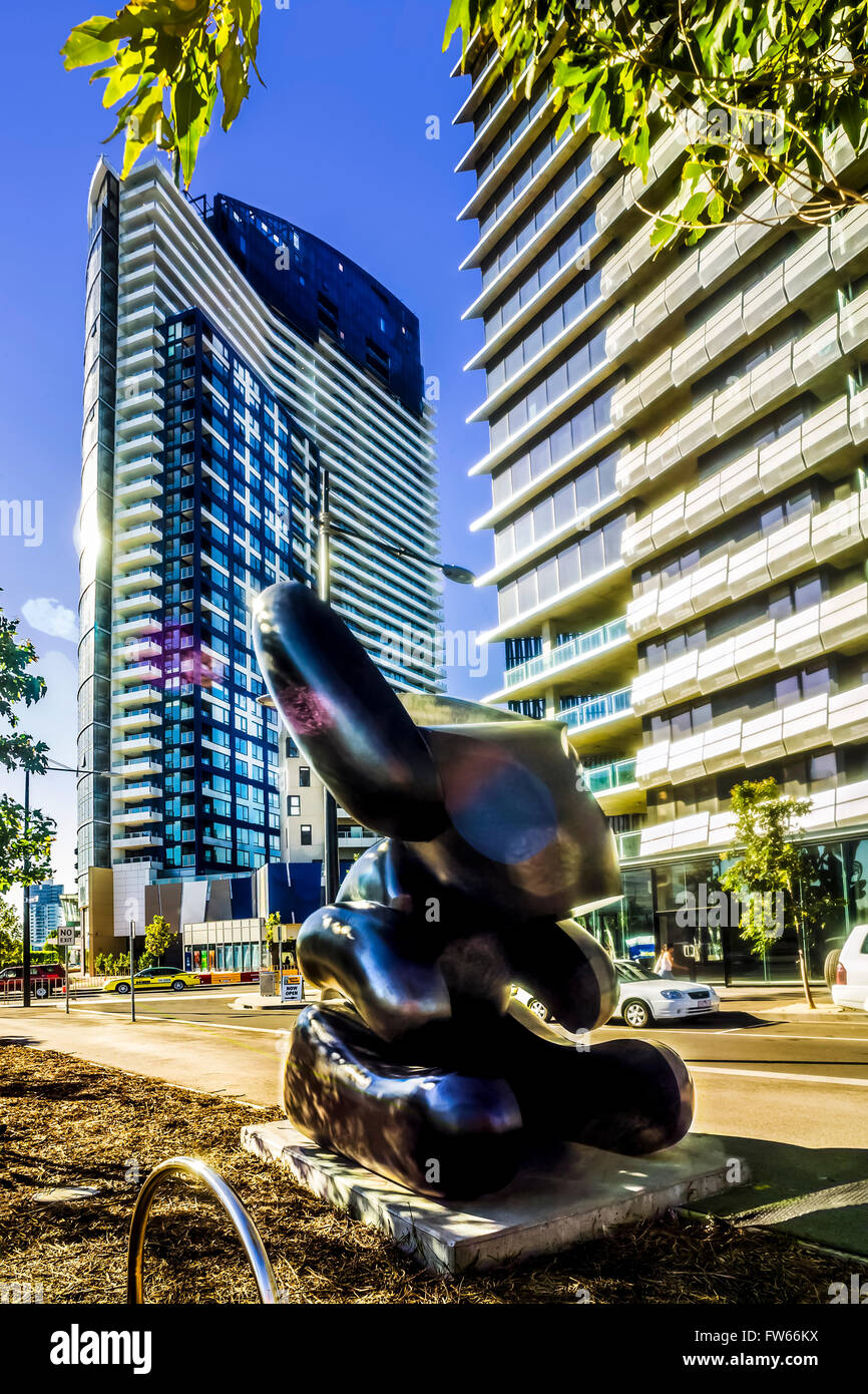 Emily Floyd's black, blocky rabbit, Signature Work (Fragment), in ...