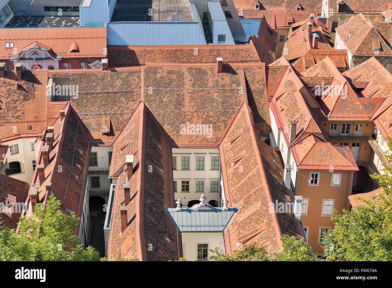 Aerial view of graz hi-res stock photography and images - Alamy