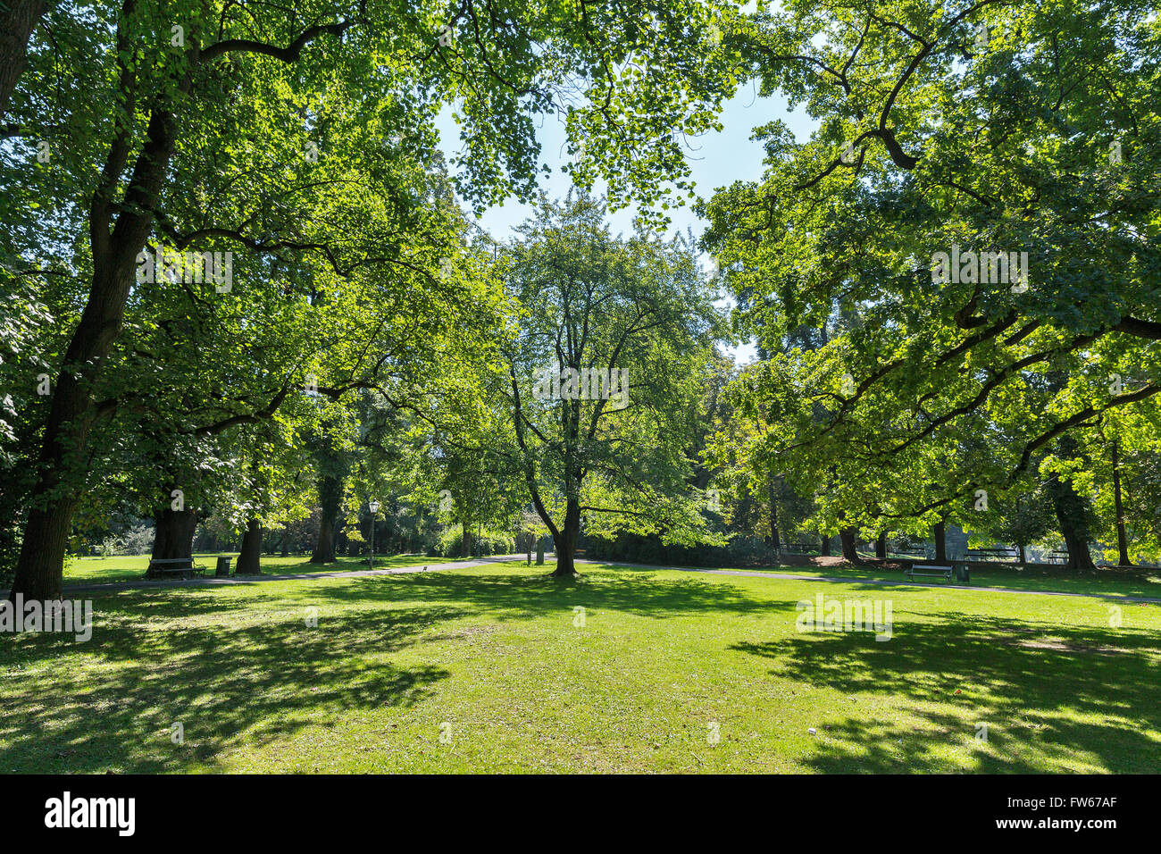Stadt park landscape in Graz, Austria Stock Photo - Alamy