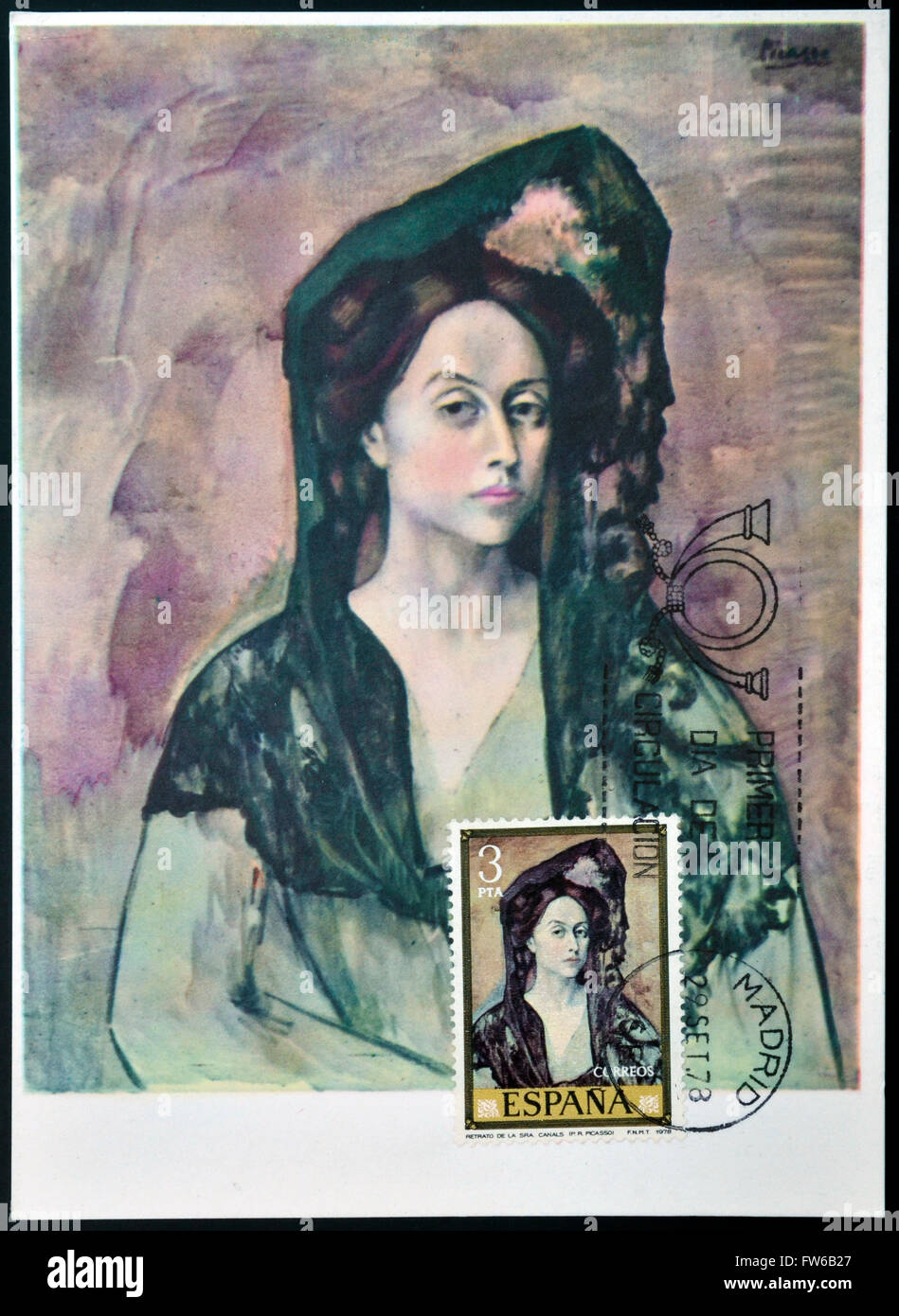 Picasso portrait of woman hi-res stock photography and images - Alamy