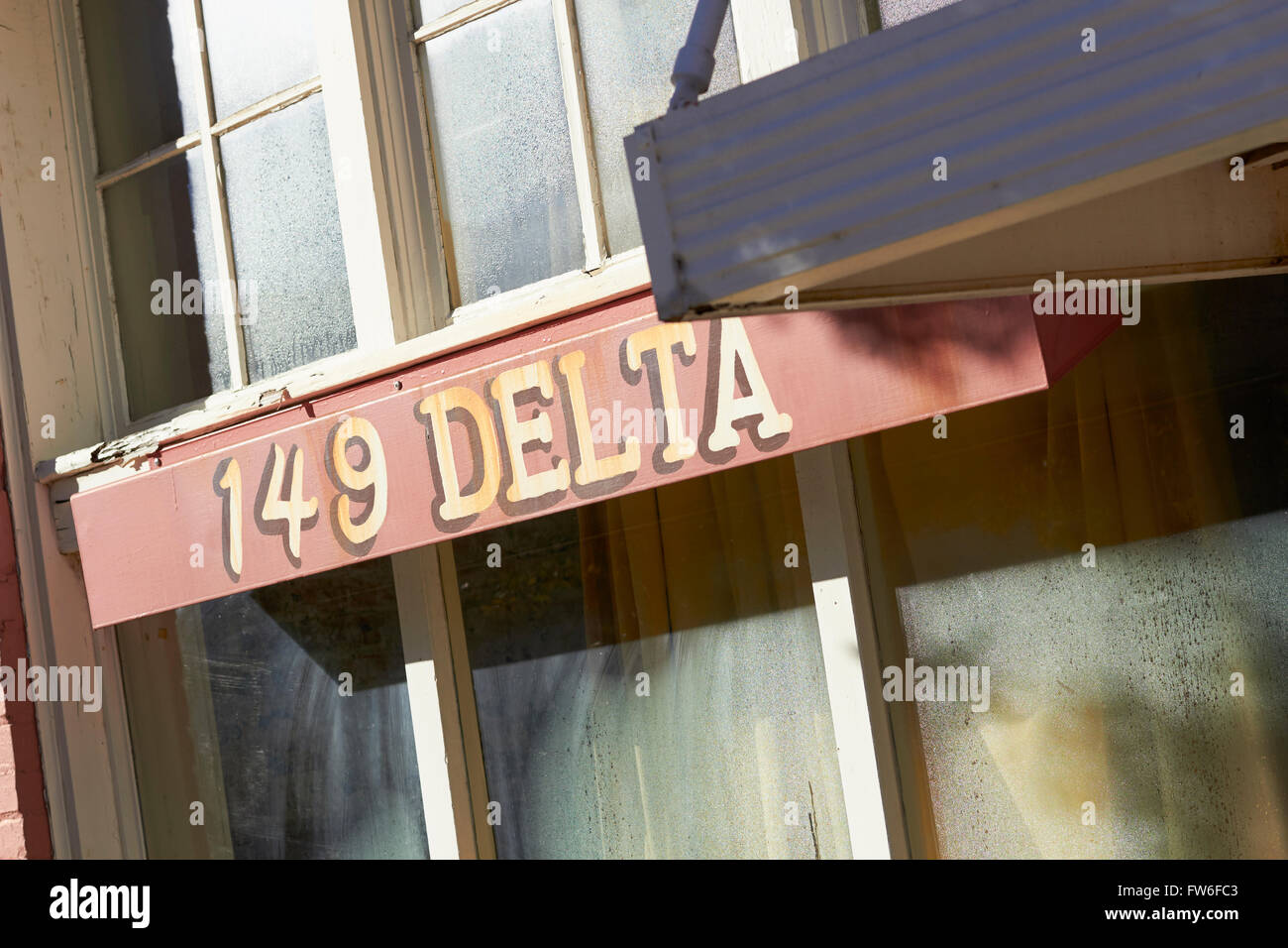 Storefront, downtown Clarksdale, Mississippi, USA Stock Photo Alamy