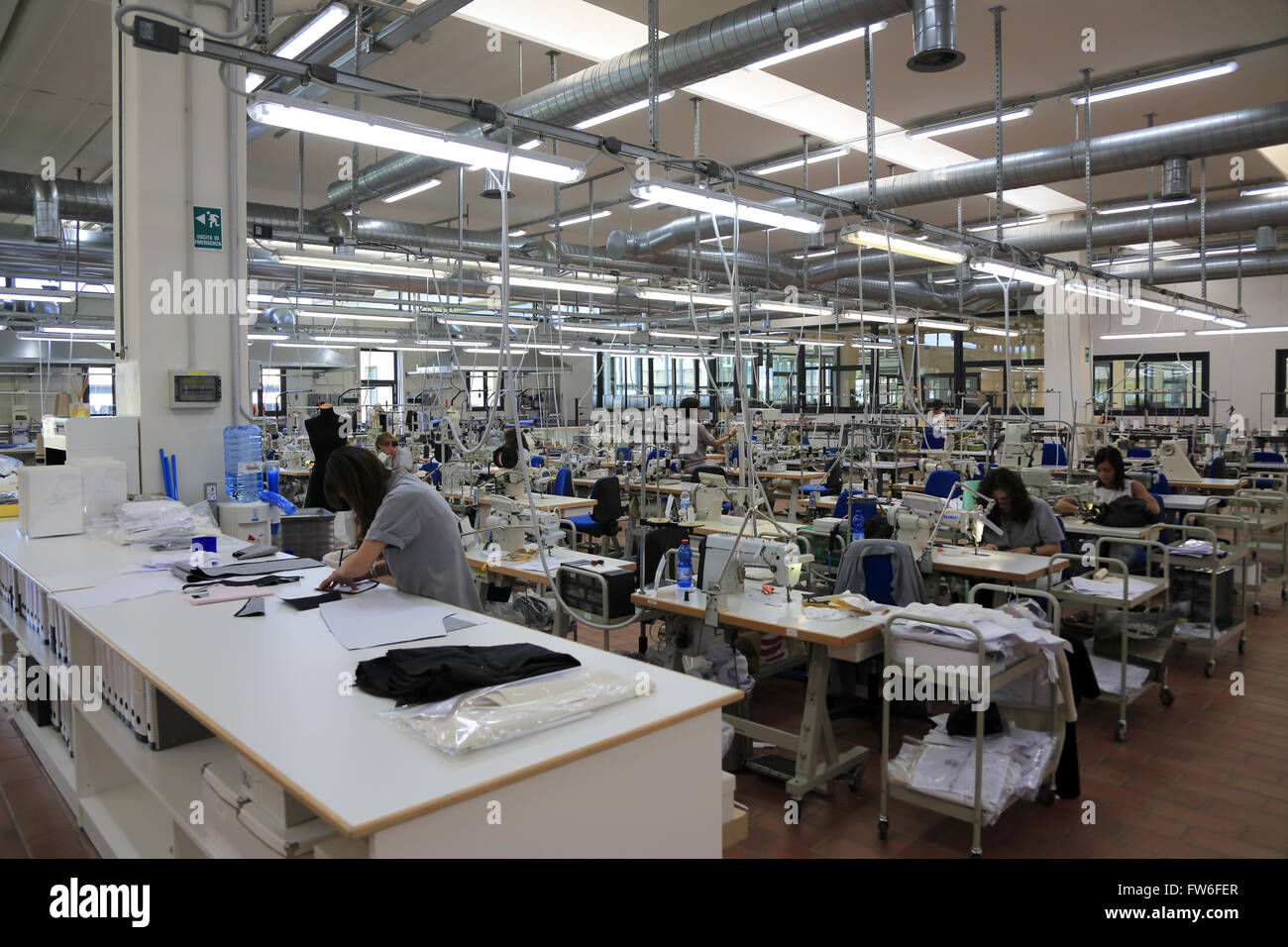 Cashmere clothes factory of Brunello Cucinelli in Solomeo, Province of  Perugia, Italy Stock Photo - Alamy
