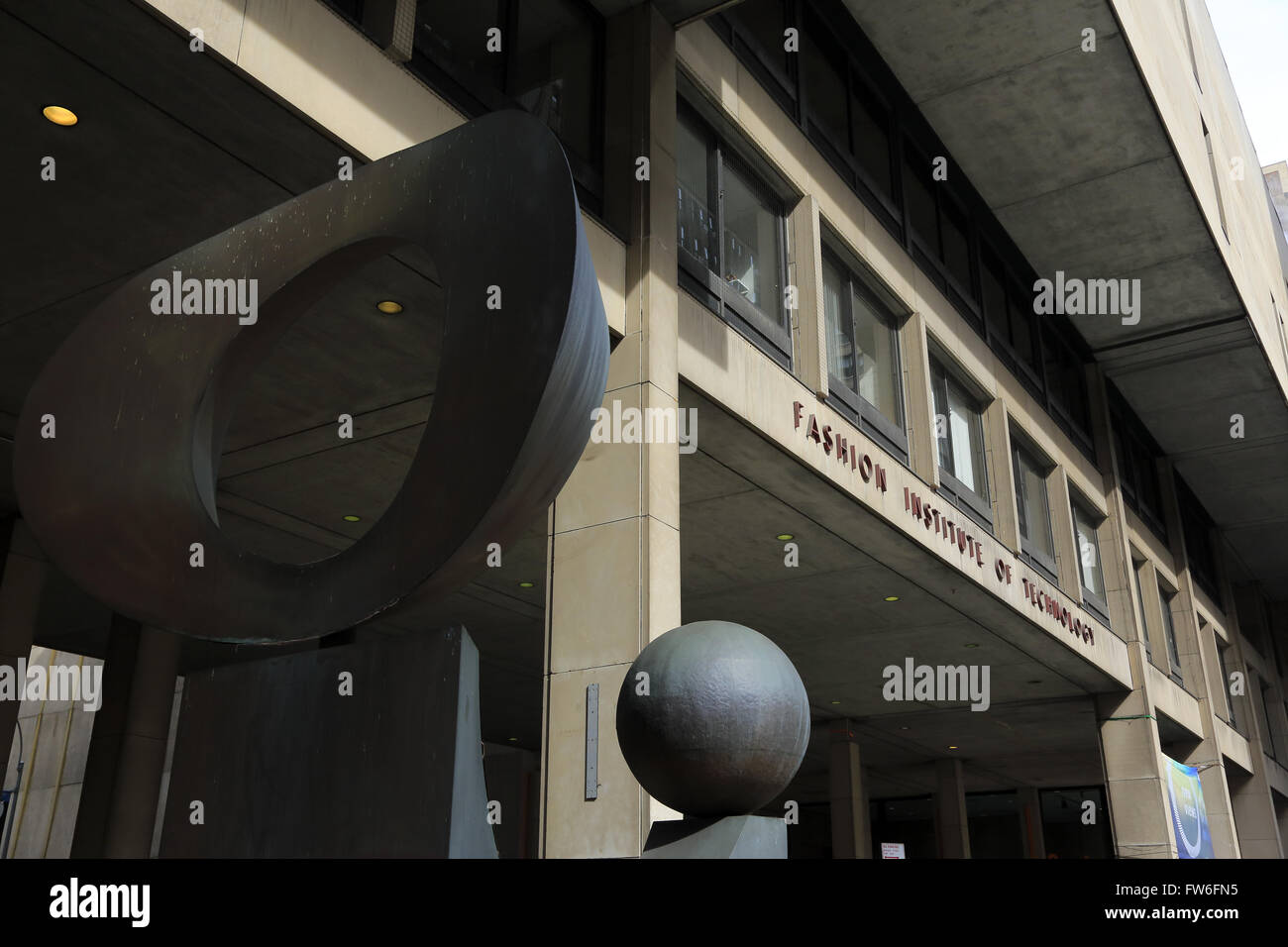 Exterior view of Fashion Institute of Technology, Manhattan, New York