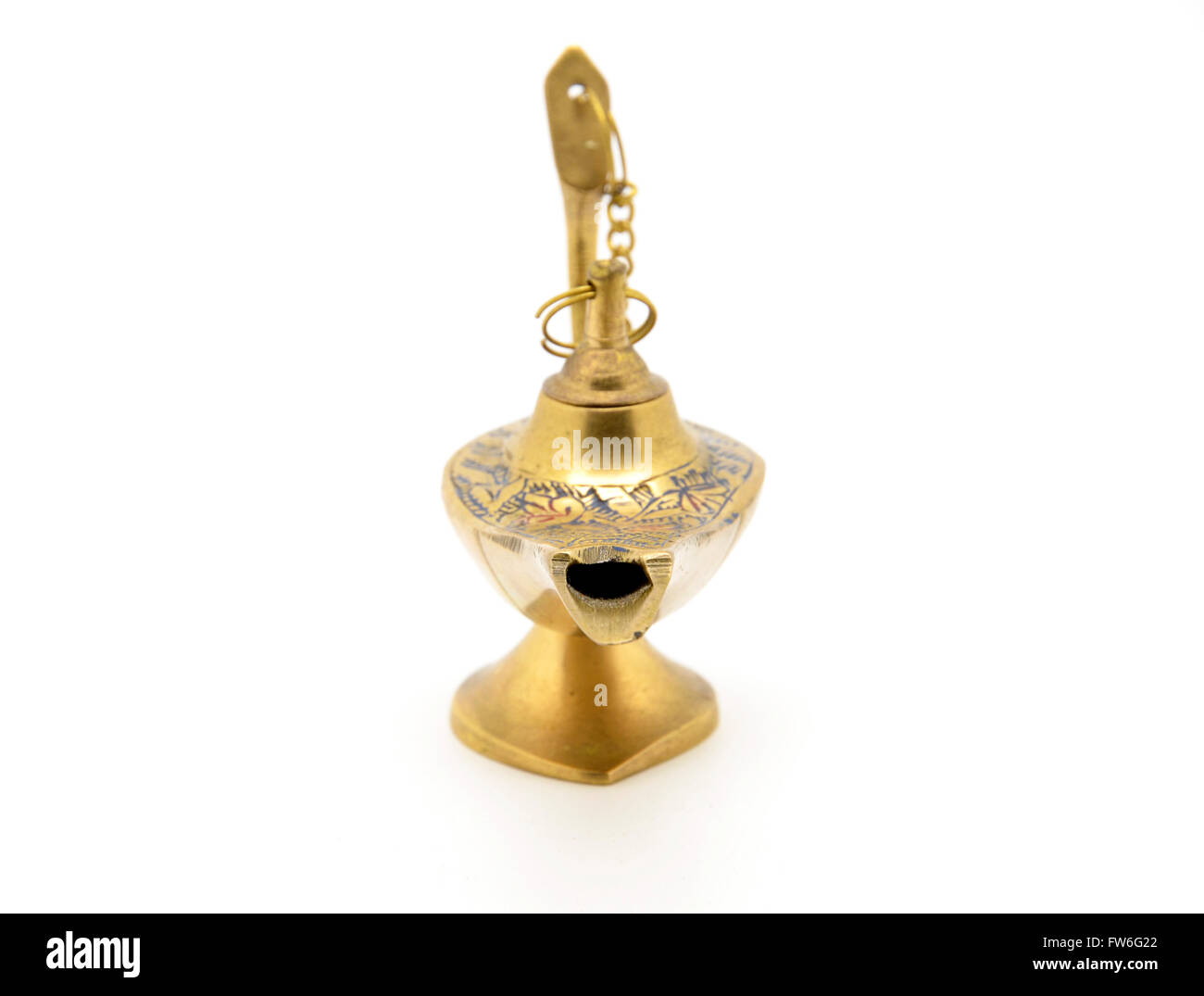 Old Brass Lamp Stock Photo - Download Image Now - Bottle, Genie, Cut Out -  iStock