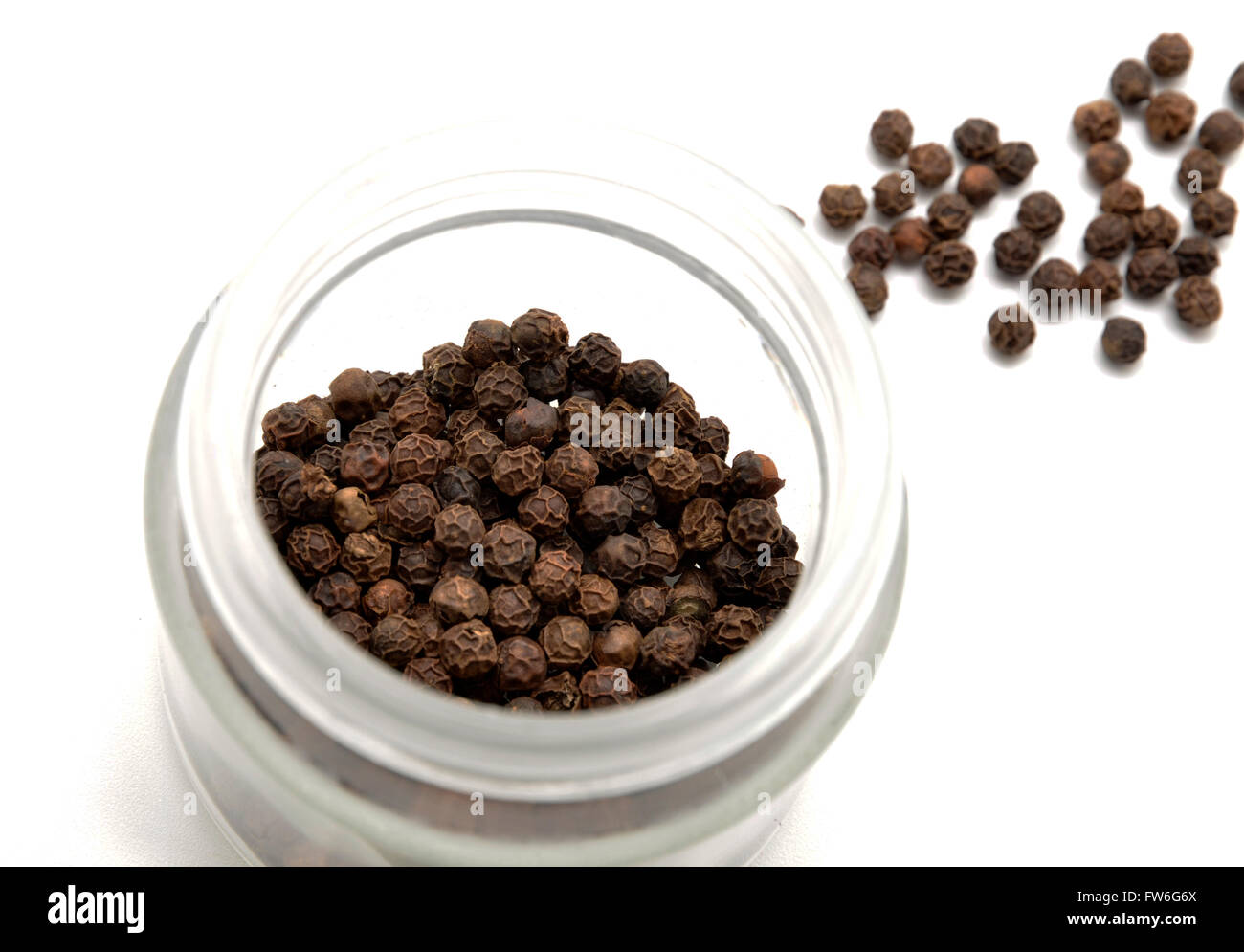 Black pepper pot Stock Photo Alamy
