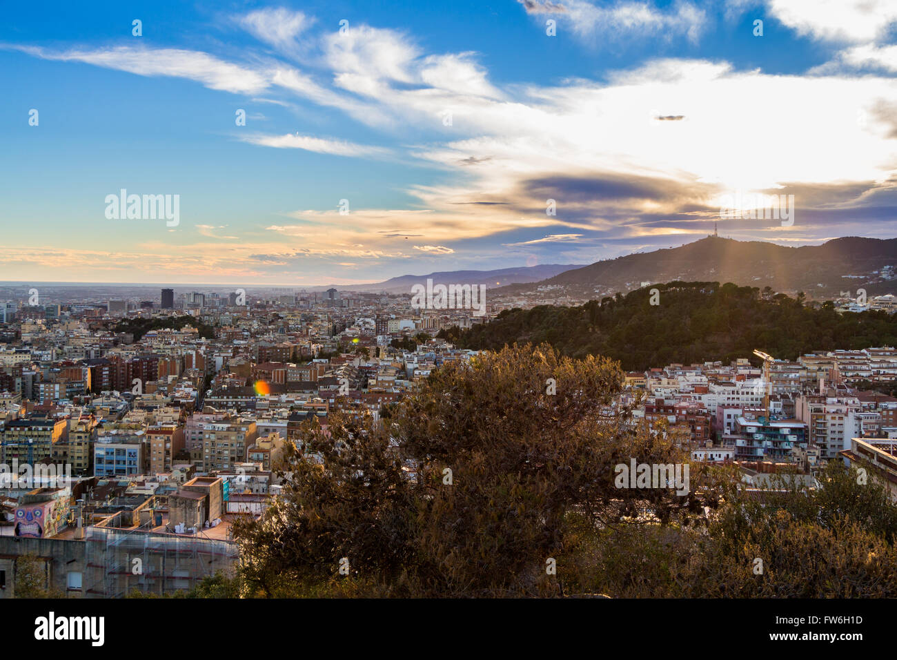 Port of barcelona view from above hi-res stock photography and images ...