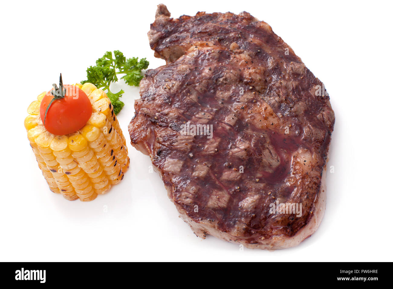 Beef Tenderloin Steak with Espagnole Sauce Stock Photo Alamy