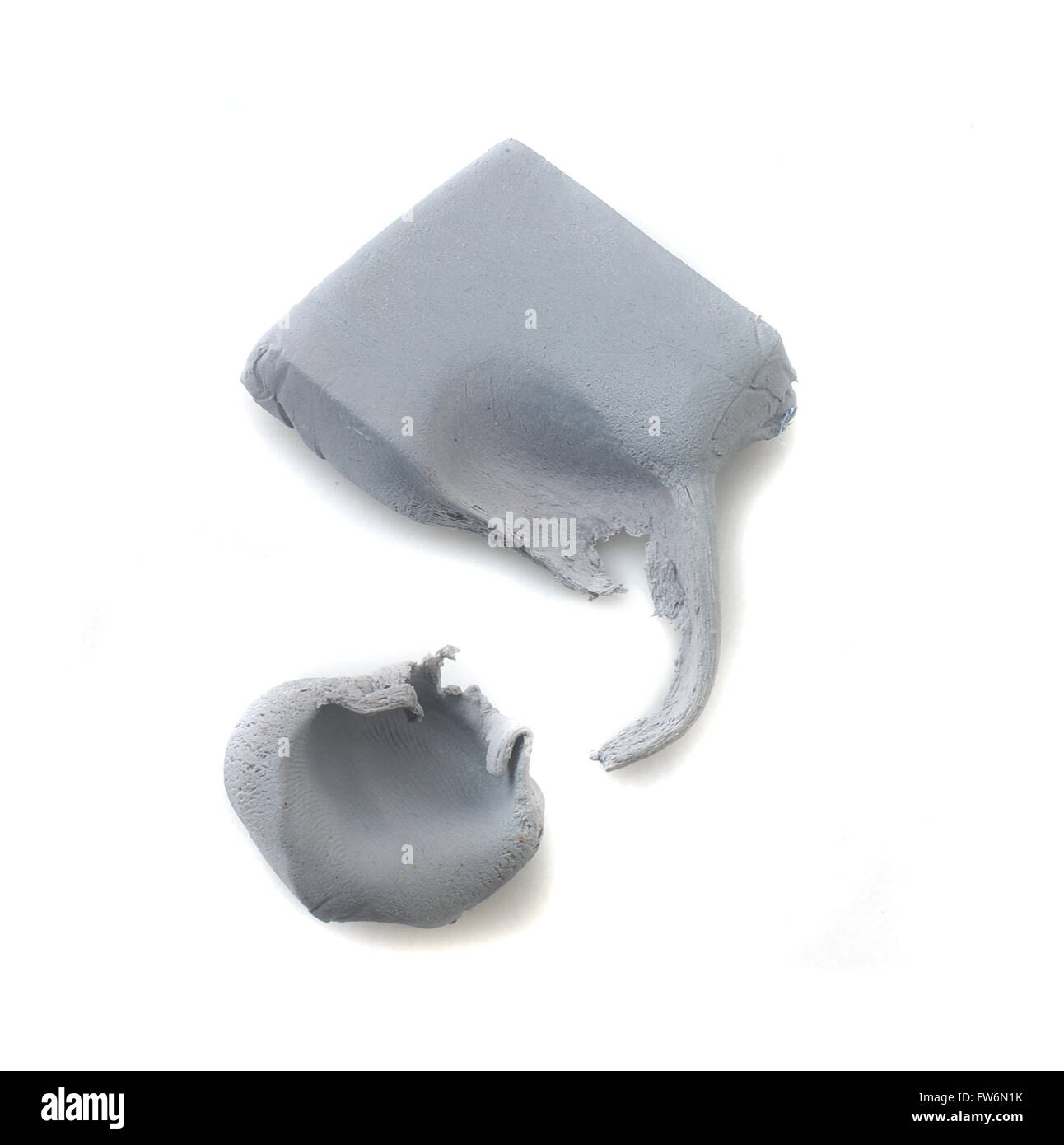 kneaded eraser kneadable on white background cutout Stock Photo Alamy