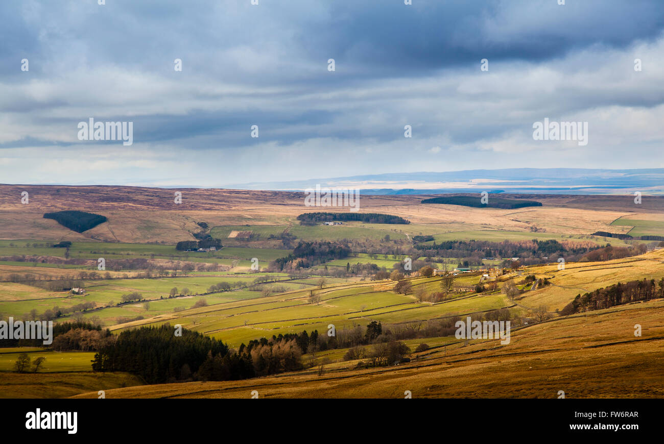 moody landscape in the North of England Stock Photo