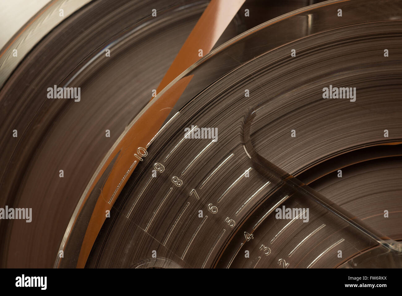 Analogue old fashioned not digital reel to reel tape sound