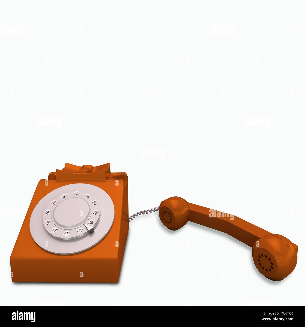 classic red phone Stock Photo Alamy