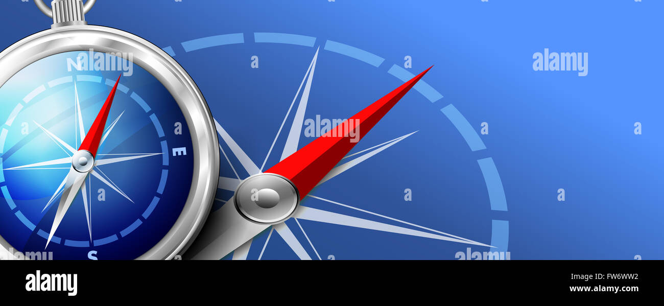 Website Background Modern Silver cased Compass with Shadow Stock Photo ...