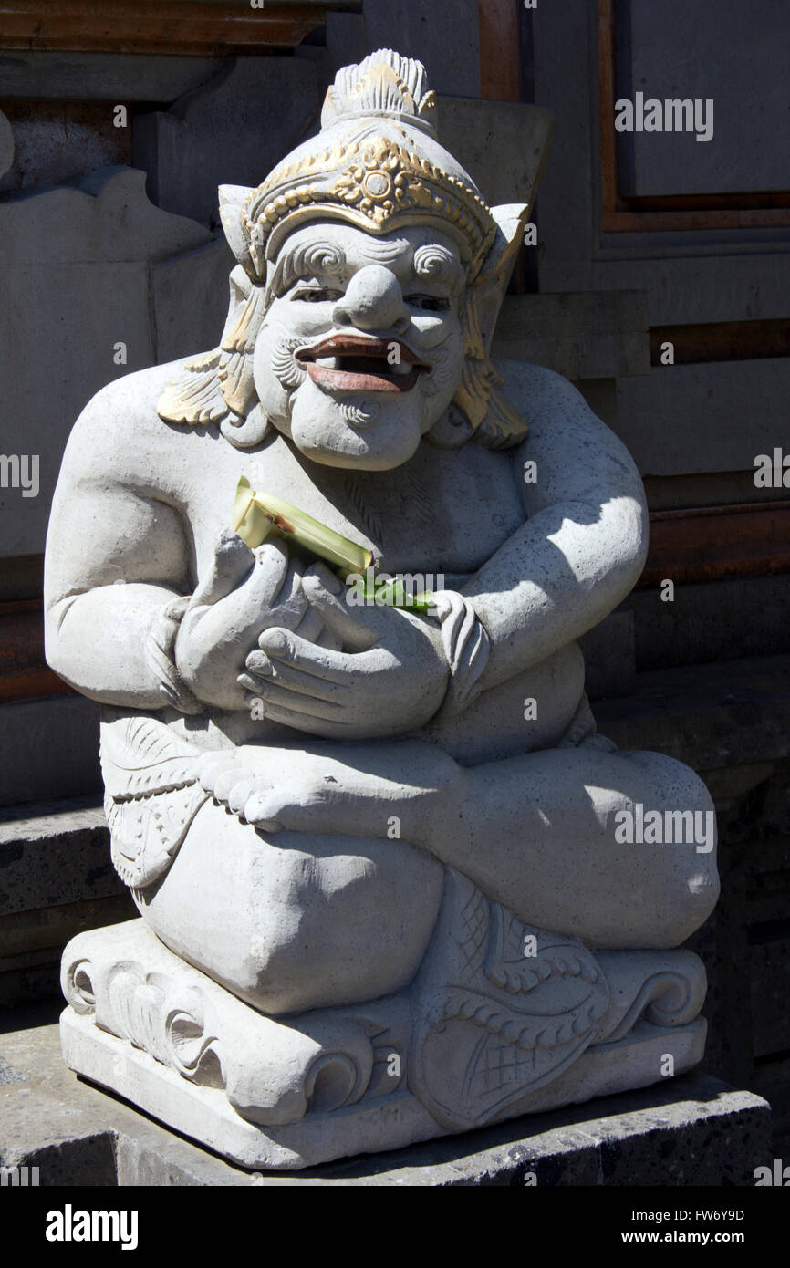Balinese stone statue, Bali, Indonesia Stock Photo