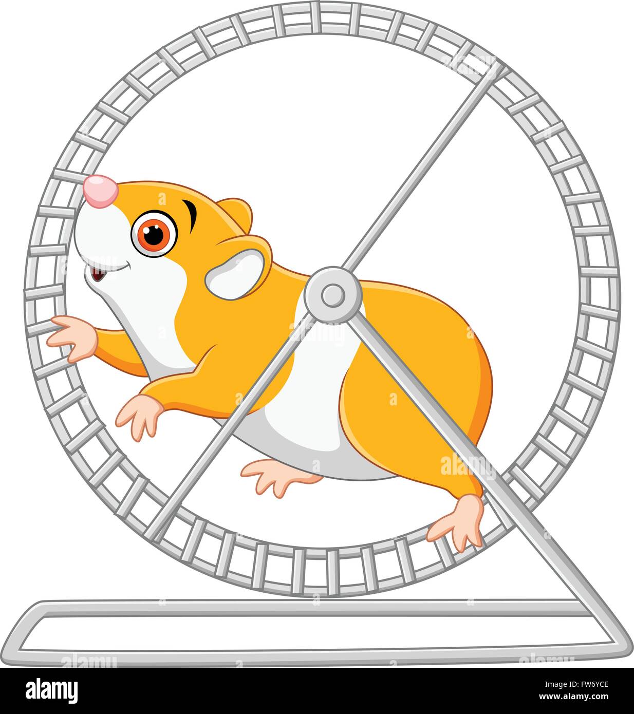 Hamster wheel vector vectors hi-res stock photography and images ...