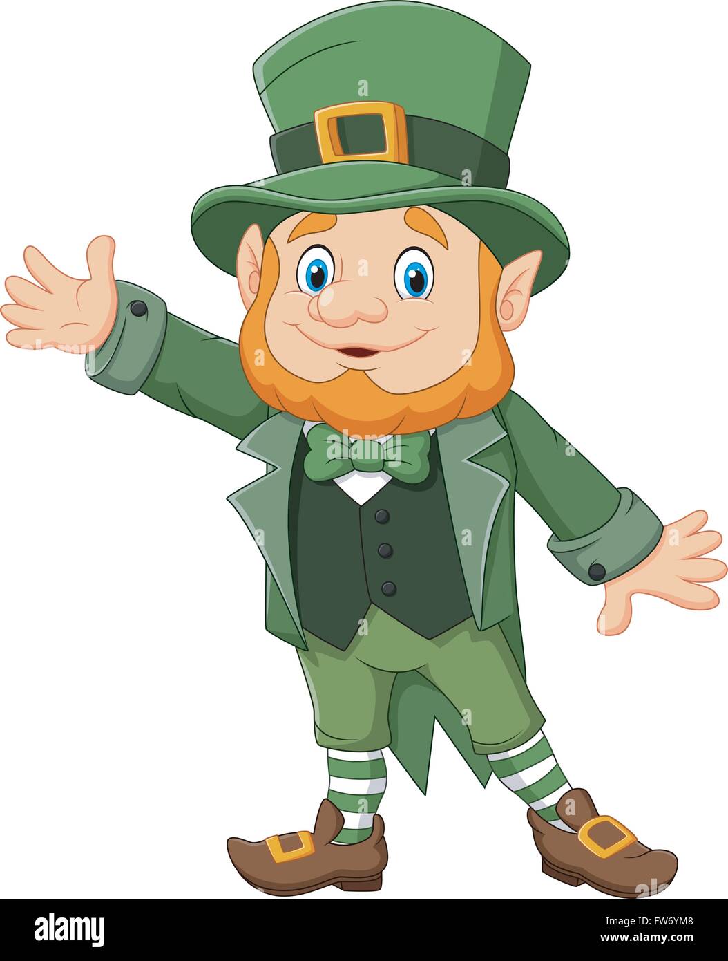 Irish leprechaun cartoon hi-res stock photography and images - Alamy