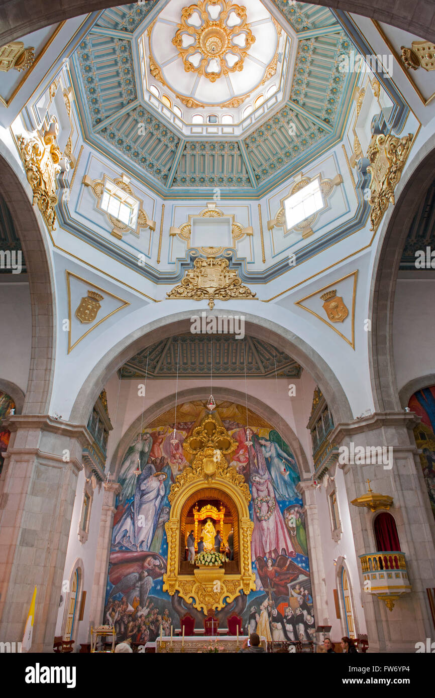 Spanien, Teneriffa, Candelaria, Basilica de Nuestra Senora de Candelaria, Jungfrau von Candelaria, Schutzpatronin der Kanarische Stock Photo