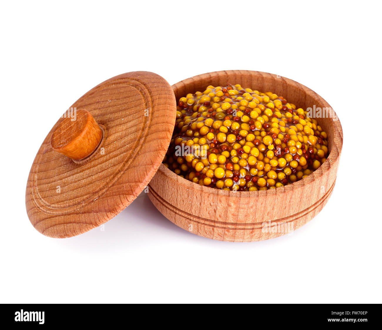 French Grain Mustard Stock Photo Alamy