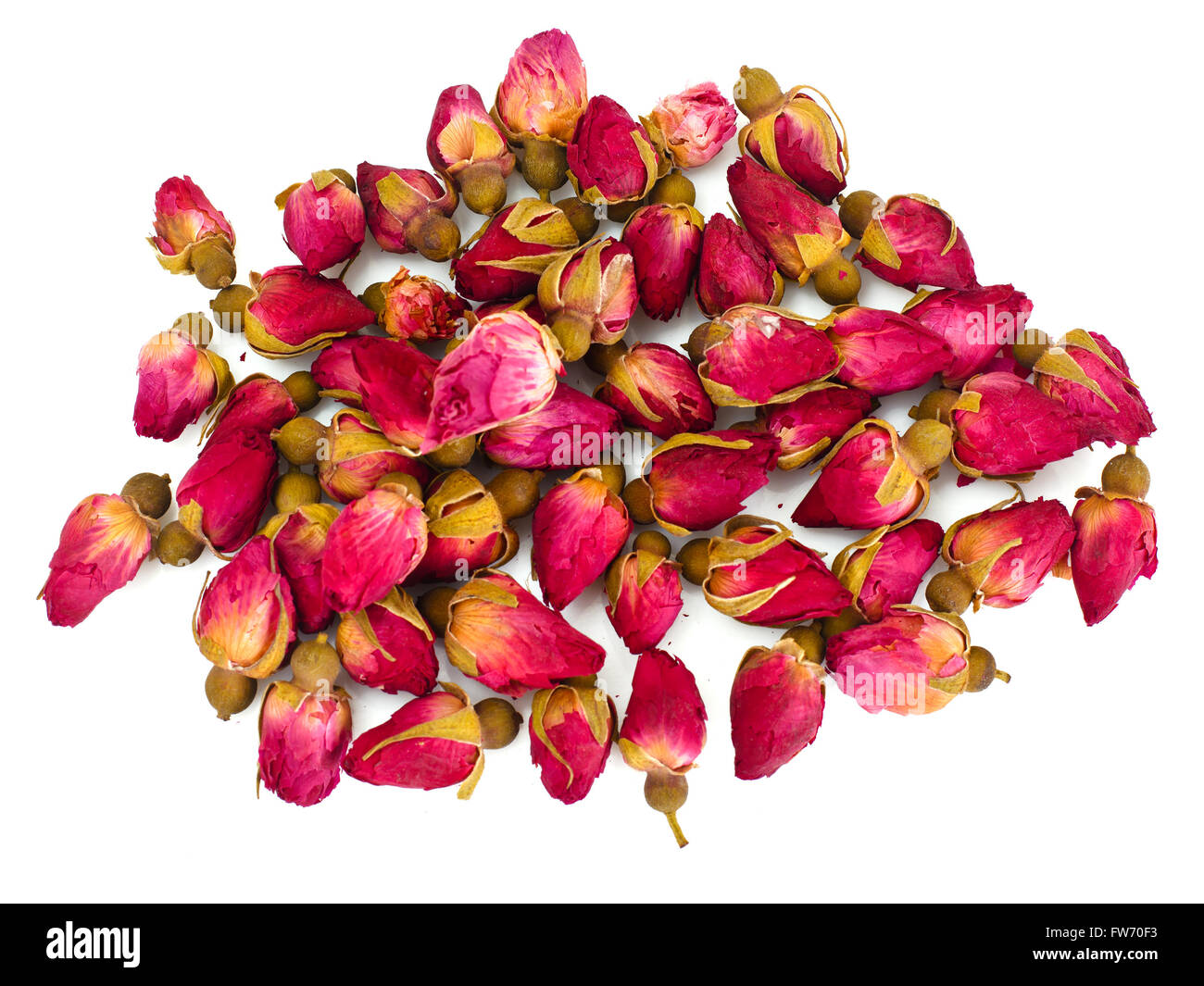 Dry Loose Tea Hibiscus Isolated on White Background Stock Photo Alamy