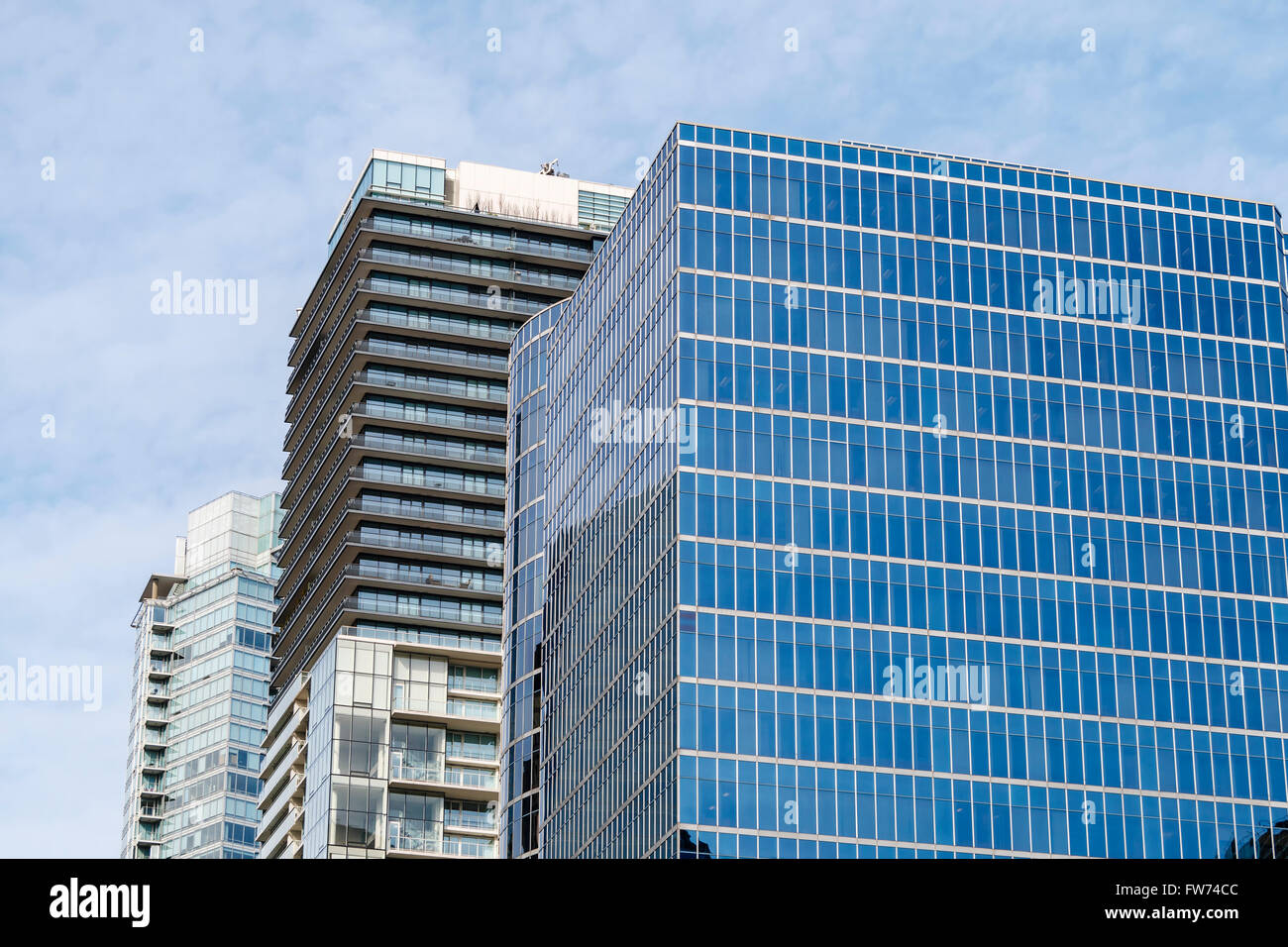 Office buildings in Downtown Vancouver, BC, Canada Stock Photo Alamy